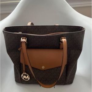 Medium Monochromatic Logo Tote Bag